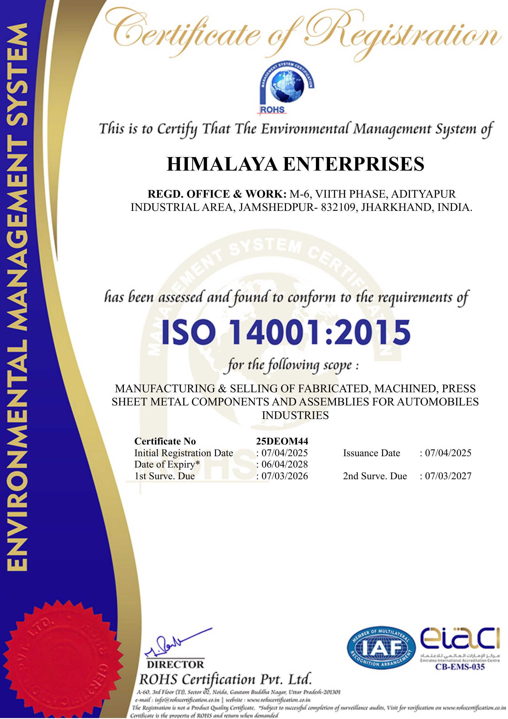 ISO 14001:2015