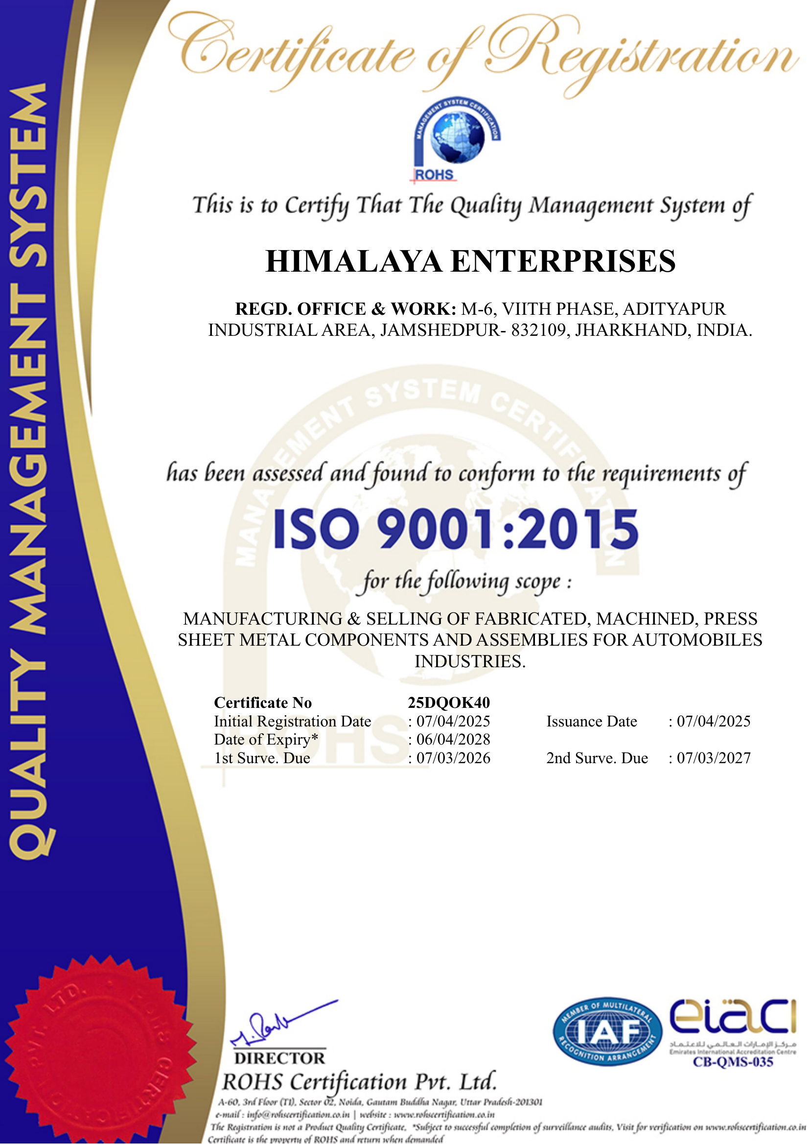 ISO 9001:2015